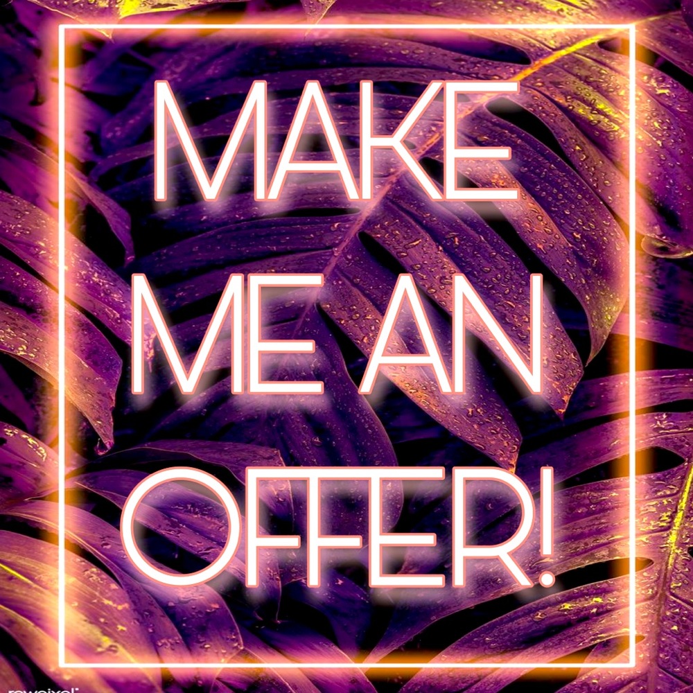Make me an offer on any item! ✨